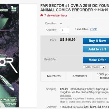 DC Comics' Far Sector #1 Selling for $13 on eBay - is This 5G?