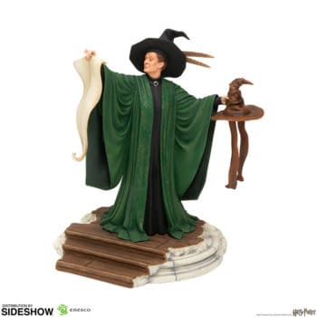 Professor Mcgonagall Calls upon the Sorting Hat in the New Statue