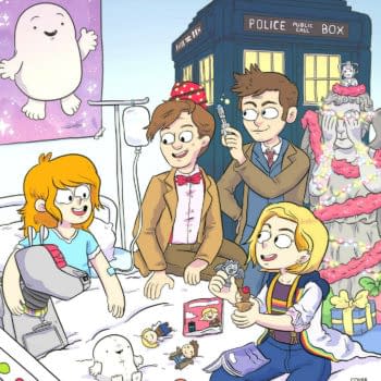 The Tenth, Eleventh and Thirteenth Doctors in New Doctor Who: Christmas Special for ComicBooks For Kids