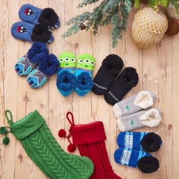 These nerdy slipper socks will keep your feet toasty this season