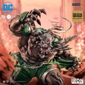 Doomsday Smashes with New Exclusive Iron Studios Statue