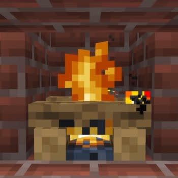 "Minecraft" Offers Their Own Yule Log Fire