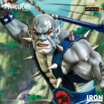 Thundercats Panthro is a Beast with New Iron Studios Statue 