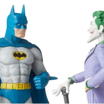 Batman and Joker Share the Spotlight With New Statue From Enesco