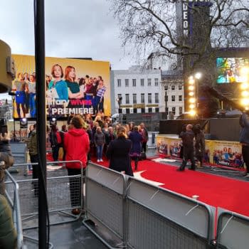 Military Wives Choir Singing at Leicester Square Ahead Of Tonight's Premiere