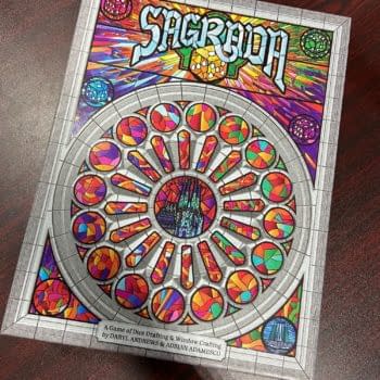 Sagrada -- a colorful and fun dice drafting game.