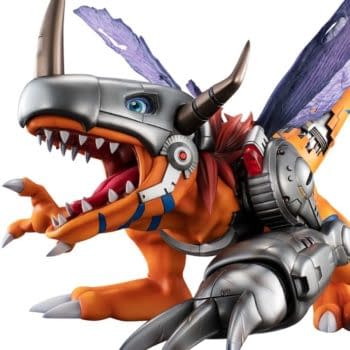 “Digimon” Returns with MetalGreymon Statue from Megahouse