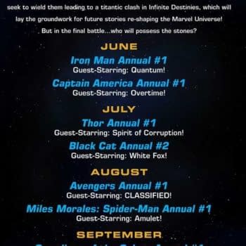 Marvel Infinity Stones Summer Annuals, With Star, Amulet, Quantum, Overtime, White Fox, Prince Of Power, Spirit of Corruption and Phil Coulson &#8211; Agent of Mephisto