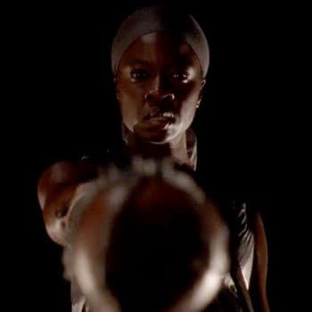 Alt-history Michonne from The Walking Dead (Image: AMC)