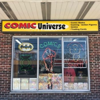 Front of Comic Universe comic shop