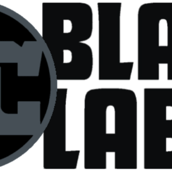 The logo for DC Comics' Black Label line of mature readers comic books.