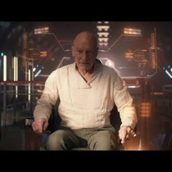 Jean-Luc needs answers fast in Star Trek: Picard, courtesy of CBS All Access.