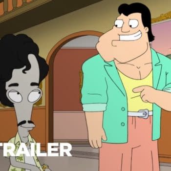 Stan and Roger suddenly become best friends in American Dad, courtesy of TBS.