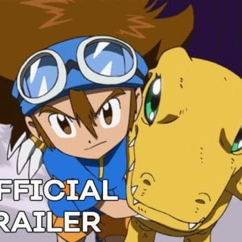 Tai joins Agumon on Digimon Adventure 2020, courtesy of Toei Animation.