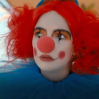 Villanelle's not clowning around on Killing Eve, courtesy of BBC America.