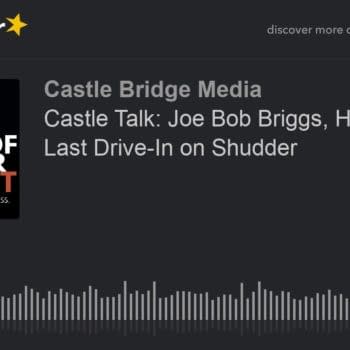 Joe Bob Briggs and The Last Drive-In returns to Shudder this month, image courtesy of Castle Talk podcast.