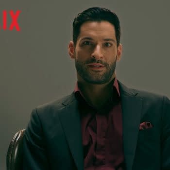 Tom Ellis is Lucifer, courtesy of Netflix.