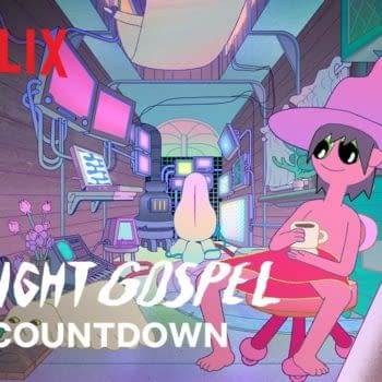 Clancy begins reaching out to other voices in The Midnight Gospel, from Adventure Time creator Pendleton Ward and comedian Duncan Trussell, courtesy of Netflix.