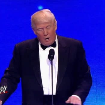 Donald Trump cements his WWE legacy at the 2013 WWE Hall of Fame Induction Ceremony, courtesy of WWE.
