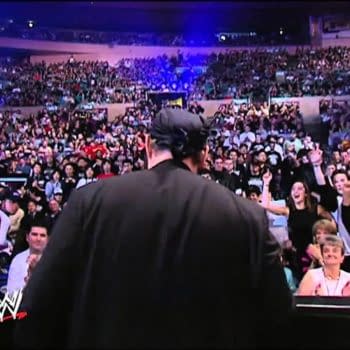Jesse Ventura interviews Donald Trump at WrestleMania XX, courtesy of WWE.