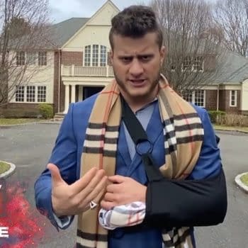 MJF updates his condition on Dynamite, courtesy of AEW.
