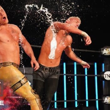 Cody and Darby Allin battle on Dynamite, courtesy of AEW.