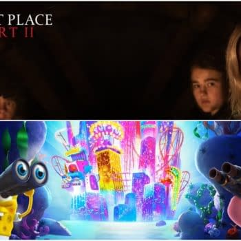 Paramount releases two new Zoom backgrounds featuring A Quiet Place Part 2 and Spongebob.