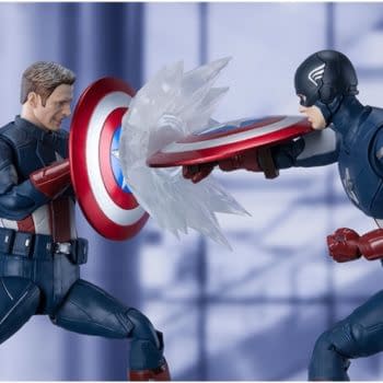 Avengers Endgame 2012 Captain America figure from S.H. Figuarts