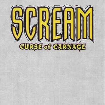 The Scream #1 Variant Back Cover.