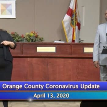 Orange County Mayor Jerry Demings speaks about the WWE, courtesy of Orange County.