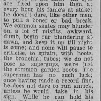 I'm Glad I'm Not a Super clipping, 08 Dec 1928, via newspapers.com.
