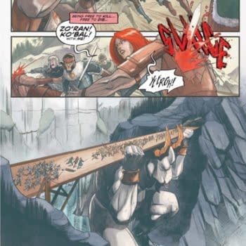 Mark Russell Writer's Commentary on Red Sonja #15 and Grocery Clerks