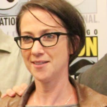 Director S.J. Clarkson at 2014 Comic-Con. Attribution: chrisjortiz / CC BY (https://creativecommons.org/licenses/by/2.0)