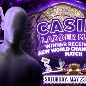 It's Your Casino Ladder Match for AEW Championship Title Shot, courtesy of AEW.