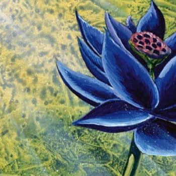 Black Lotus art mtg