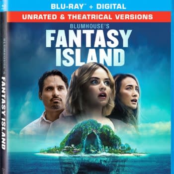 Blumhouse's Fantasy Island Blu-ray cover. Credit Sony Pictures