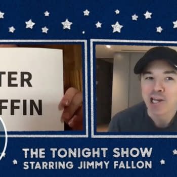 Family Guy and American Dad creator Seth MacFarlane visits Jimmy Fallon and The Tonight Show (courtesy of NBCU).