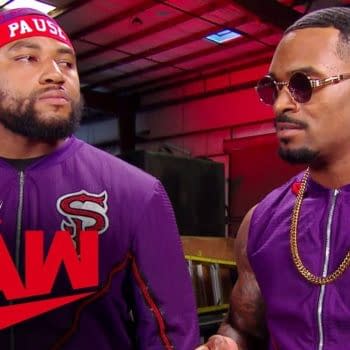 The Street Profits challenge The Viking Raiders for Raw, courtesy of WWE.