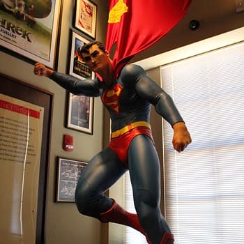 Superman Statue in Geppi's Entertainment Museum, photo by Lauren Sisselman.