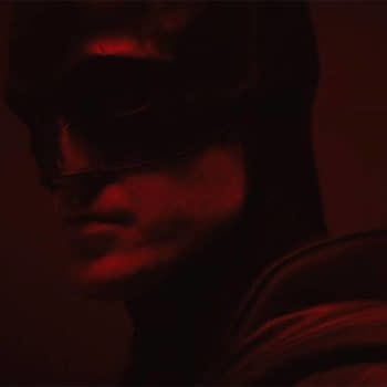 Robert Pattinson as The Batman. Image Courtesy of Warner Bros