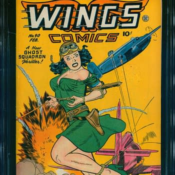 High Flying Action Can be Yours Wings Comics #90 from ComicConnect