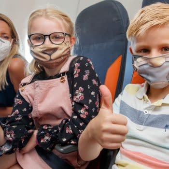Will Sliney Creates Kid Face Masks for easyJet Aeroplanes