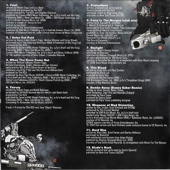 Blade Trinity Deluxe Limited Edition Soundtrack Back Cover