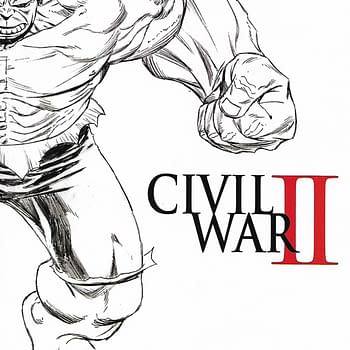 Civil War II #3 Quesada Sketch Variant Wrap Front Cover