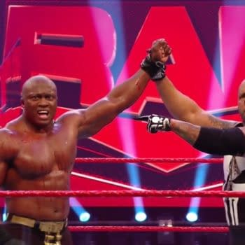 It was a good night for Bobby Lashley and MVP. (Image: WWE)