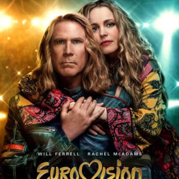 The official poster for Eurovision Song Contest: The Story of Fire Saga. Credit: Netflix
