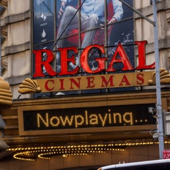 New York NY/USA-January 5, 2020 The Regal Cinemas in Times Square in New York. Editorial credit: rblfmr / Shutterstock.com