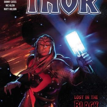 The cover of Thor #5 published by Marvel Comics with the creative team of Donny Cates, Nic Klein, Matt Wilson, and Joe Sabino.