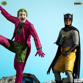 It’s Surfs Up with Batman 66’ Statues from Iron Studios