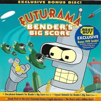 Futurama Bender's Big Score Best Buy DVD Cover